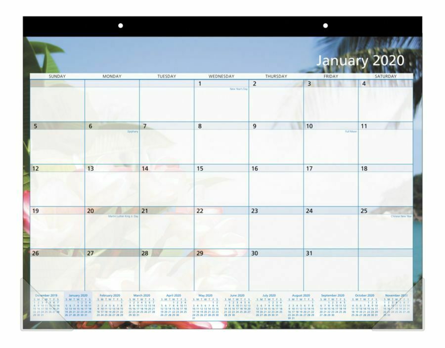 Office Depot Brand Monthly Desk Pad Calendar 22x17 Paradise 2020 Office Depot Brand Monthly Desk Pad Calendar 22x17 Paradise 2020