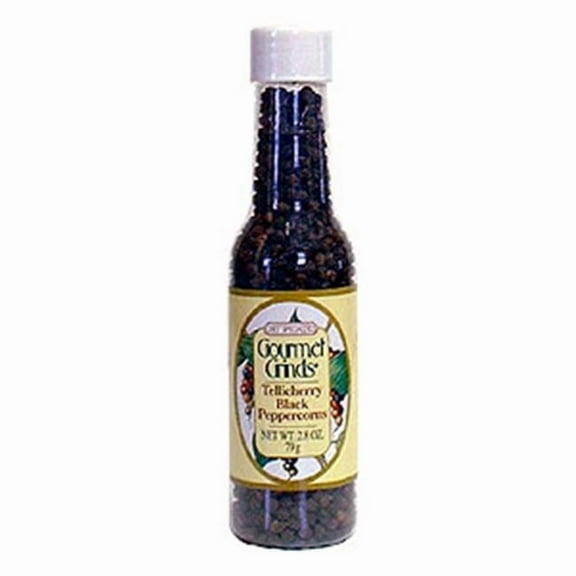 Chef Specialties 00502 Tellicherry Black Peppercorns 79g Bottle