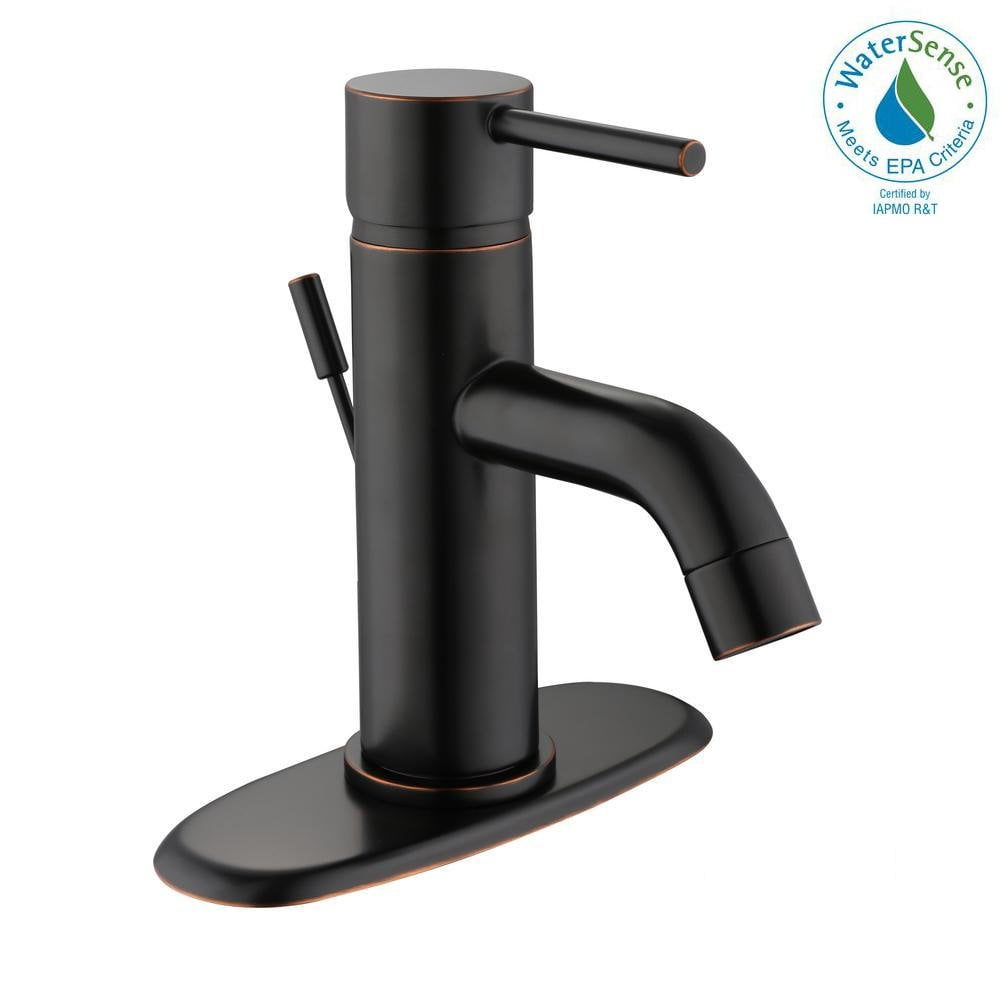 Glacier Bay Hd67732W-6027D 4 In. Centerset Single-Handle Faucet In Bronze - Walmart.com