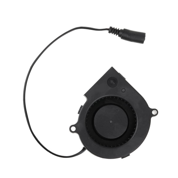 Greeniant Soplador de ventilador para barbacoa 75x75x30mm, sopladores de tubo de aire de flujo de aire, controlador de velocidad Variable, Estufas de camping