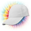 Hello Hobby Customizable Baseball Cap for Men & Women, Solid White, Adjustable Fit, 100% Cotton, Ideal for DIY & Personalization