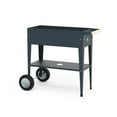 thumbnail image 2 of Herstera Garden Trolley Raised Planter 29.5" W x 13.7" D x 31.5" H - Anthracite, 2 of 9