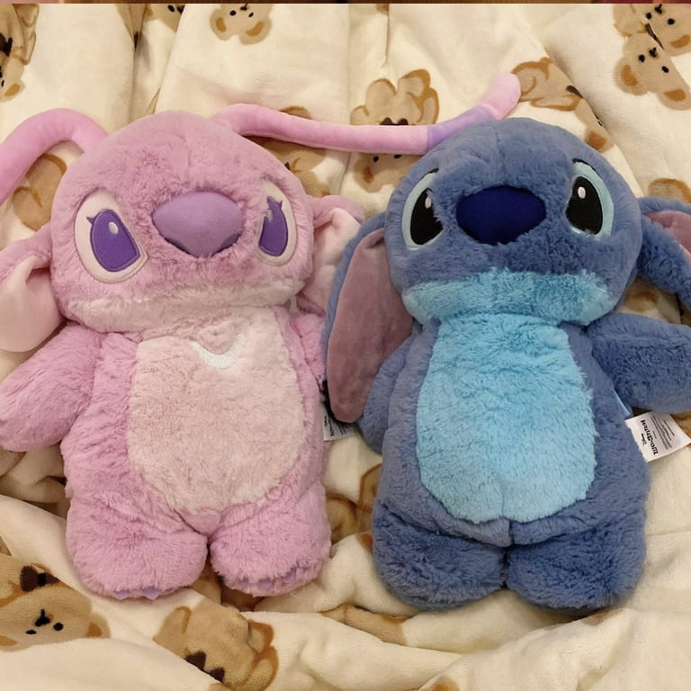 Hot Water Bottle With Cartoon Cute Stitch Plush Cover, Winter