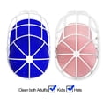thumbnail image 3 of Hat Washer for Washing Machine,Cap Washer,TORUBIA Baseball Cap Washers,Baseball Hat Cleaner/Cleaning Protector,Ball Cap Washing Frame Cage Hat Washing Holder,Ball Cap Shaper(White）, 3 of 7