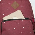 thumbnail image 3 of Kaukko student backpack for girls boys & kids with 14" laptop compartment & anti-theft pocket for everyday use, 11.8"* 5.2"* 17.7"/ 17.6L（5-3 Maroon）, 3 of 5