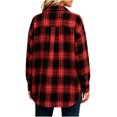 thumbnail image 6 of StSilkitty Plaid Shirt Jacket for Womens Long Sleeve Collared Casual Shacket Lightweight Comfy Fashion Tops, 6 of 7