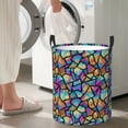 thumbnail image 4 of Cauagu Colored Glass1 for Laundry Basket,Collapsible Organizer Basket for Storage Bin Toy Bins Gift Baskets Bedroom Clothes Children Nursery Hamper -Small, 4 of 7
