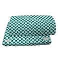 thumbnail image 4 of Teal Foot Rest, Traditional Polka Dots Pattern Design Vibrant Colored Geometrical Elements, Non-Slip Backing Adjustable Ergonomic Memory Foam Leg Support for Office, Teal White, by Ambesonne, 4 of 5