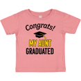 thumbnail image 3 of Inktastic Congrats My Aunt Graduated with Cap Boys or Girls Baby T-Shirt, 3 of 5