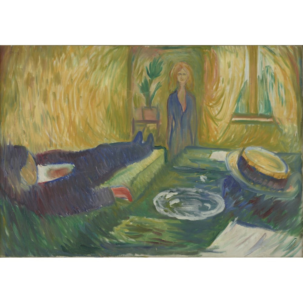 24x31in Coated Paper Edvard Munch - Puberty 1894 - Walmart.com
