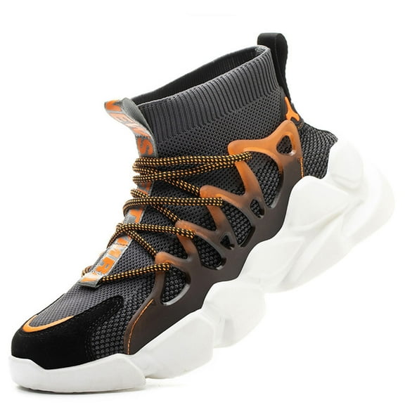 Safety Shoes for Men and Women, Lightweight Work Shoes, Lightweight Steel Toe Shoes, Comfortable Anti-Shock Eu 36-48