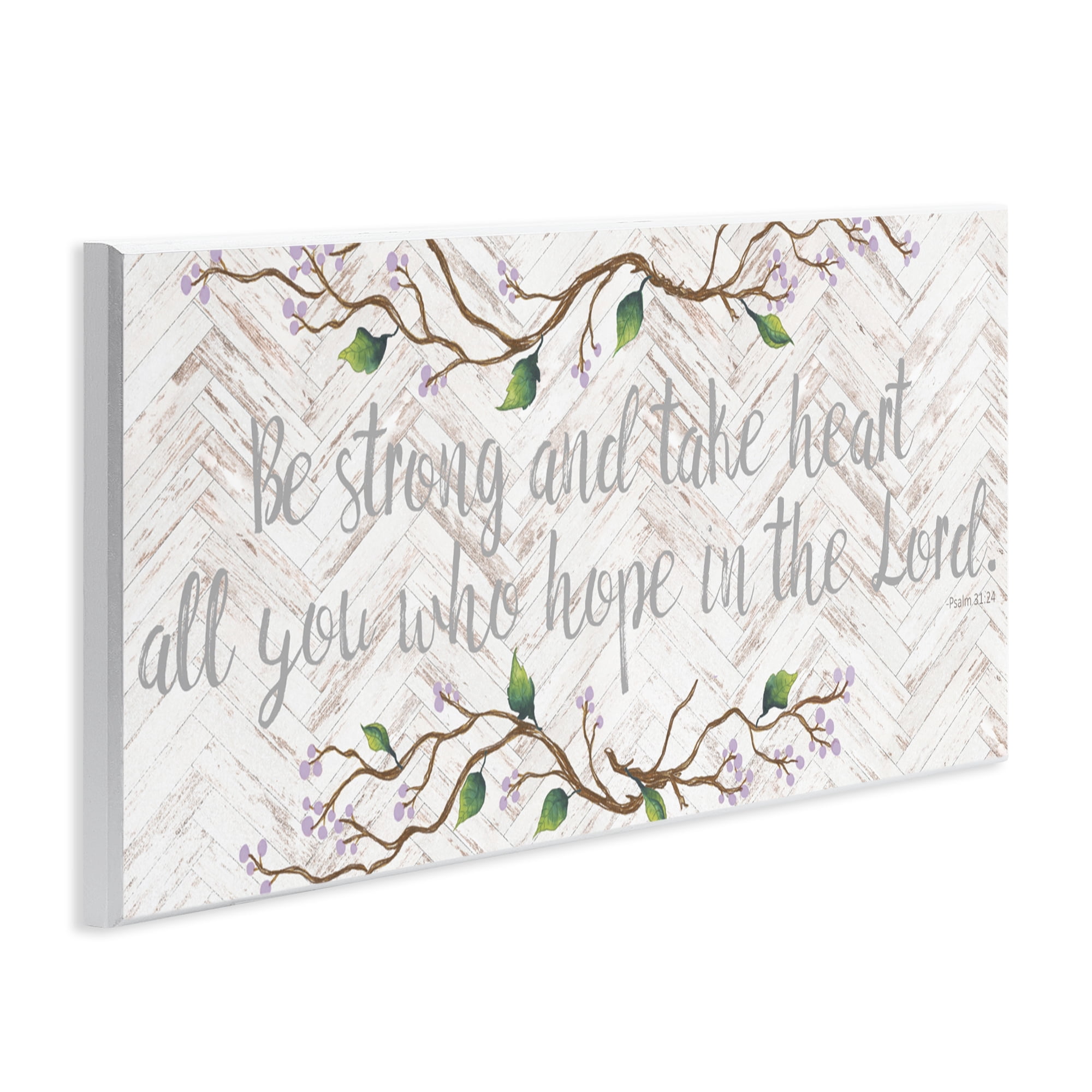 Stupell Industries All You Who Hope Wall Plaque Art, design by Elizabeth Medley