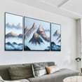 thumbnail image 2 of 3 Pc Mountain Painting, Framed Wall Art, Original Art, Textured Painting, Living Room Wall Art, Nature, Landscape, 2 of 8