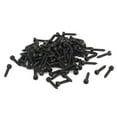 thumbnail image 1 of Unique Bargains 2mm x 10mm Full Thread Carbon Steel Hex Head Self Tapping Screws Black 100 Pcs, 1 of 2