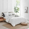 thumbnail image 4 of Levtex Home - Mills Waffle Bright White Duvet Cover Set - Twin Duvet Cover + Two Standard Pillow Cases - White Waffle Weave - Duvet Cover (68 x 88in.) and Pillow Case (26 x 20in.) - Cotton, 4 of 6
