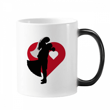 

December Cozy Hug Valentines Day Mug Changing Color Cup Morphing Heat Sensitive 12oz