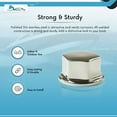 thumbnail image 4 of MARINE CITY 316 Stainless Steel Steering Wheel Knob with Cap, Gloss Polished Finish, Durable Spinning Ball Bearing for Boats, Yachts, Kayaks, and Caravans Pack of 1, 4 of 7