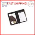 thumbnail image 2 of Samsill Small Vintage Portfolio/Zipper Faux Leather Portfolio, Book Style Hardba, 2 of 2