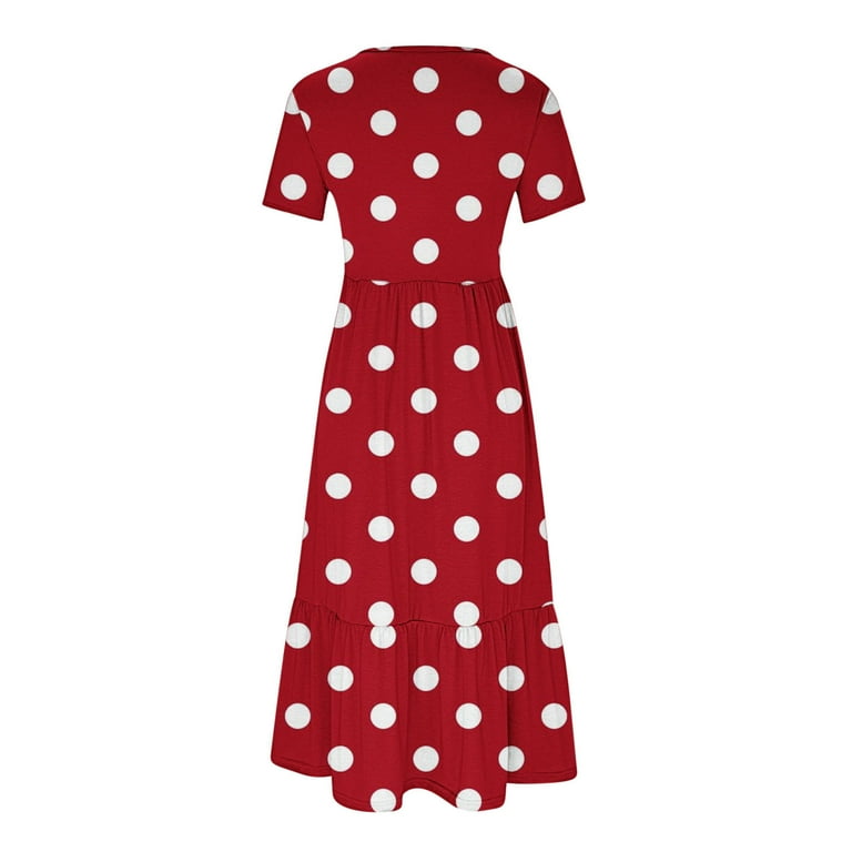 old navy red dress Fit & Flare Puff-Sleeve Midi Old Navy The Occasion by