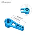 thumbnail image 2 of Aluminio Aleación 25T Dirección Servo Brazo Cuerno Azul para RC Barco Reparación Piezas Accesorios (3mm), 2 of 4