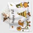 thumbnail image 6 of Yiaed Happy Fall Print Dog Blankets-Cat Blanket Washable for Couch Protection,Puppy Blanket, Soft Plush Reversible Throw Furniture Protector-Large, 6 of 8