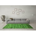 thumbnail image 3 of Ahgly Company Indoor Square Oriental Green Industrial Area Rugs, 3' Square, 3 of 4