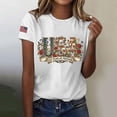 thumbnail image 2 of MEICHEN 250th Anniversary USA Shirt Short Sleeve Round Neck T Shirt Fashion Casual Blouse Top Summer Clothing, 2 of 4