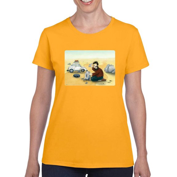 Improvising. T-Shirt Women -Hamit Gis Designs, Female Medium
