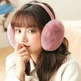 thumbnail image 6 of Dengjunhu Winter Fleece Furry Ear Warmers Earmuffs Foldable Earmuffs for Cold Weather, 6 of 7