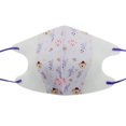 thumbnail image 4 of 50 piezas de máscaras para niños, máscaras desechables estéreo 3d de tres capas, transpirables, máscaras de dibujos animados para niñas y niños Feliz Sencillez, 4 of 5