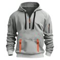 thumbnail image 1 of pstuiky Camisas de manga larga de invierno para hombre, Sudadera deportiva informal con capucha y mangas largas para hombre Tops casuales para hombres l, 1 of 6