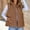 #048-Brown, variant on Ounisa Puffer Vest for Women Winter Outerwear Jackets Cropped Sleeveless Lightweight Fashion Fall Coat Tops with Pockets