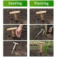 thumbnail image 4 of Gardening Perforator Hand Bulb Dibbler Seed Planter with Steel Spike, 4 of 5