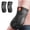 Black, variant on Caspe 2-Pack Elbow Compression Sleeves for Men & Women, Non-Slip Arm Support for Sports, Tendon Comfort & Everyday Use – Breathable & Durable (Black, Large)