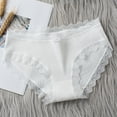 thumbnail image 2 of Women's Briefs Variety Pack Panties for Women Boy Shorts Ladies Bikini Underwear Underwear Men Panties Lingerie Bikini Women Lace Men 3xl High Waist Girls No Show Size White L, 2 of 3