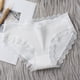 thumbnail image 2 of Bragas elásticas Gibobby para mujer Logo personalizado Tangas a rayas Cintura Bikini Tanga algodón Blanco M, 2 of 4