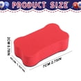 thumbnail image 3 of Torqee Hub Magnetic Red Foam Whiteboard Eraser,Single-Sided Dry Erase Cleaner for Whiteboard & Marker Boards, 3 of 5
