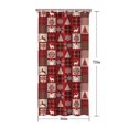 thumbnail image 5 of Red Christmas Patchwork Pattern Shower Curtain 36"x72" ,Bathroom Decorative Shower Curtains Set with 12 Hooks,Modern Waterproof Washable Shower Curtain, 5 of 6