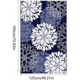 thumbnail image 3 of FYBTO Outdoor Rug, Waterproof Outdoor Plastic Straw Rug, Reversible Patio Rug Mat, Outdoor Decor Large Area Mats for RV, Porch, Beach, Picnic, Backyard, Deck, Balcony, Camping 6x4ft (M)-0626, 3 of 5