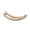 Beige, variant on Women Horsetail Hair Claw Banana Shape Plastic Back Head Hair Clip Simple Elegant Hairpin Head Accessories