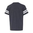 thumbnail image 3 of Youth Football Fine Jersey Tee Color Vintage Navy/ White X-Large Size, 3 of 4