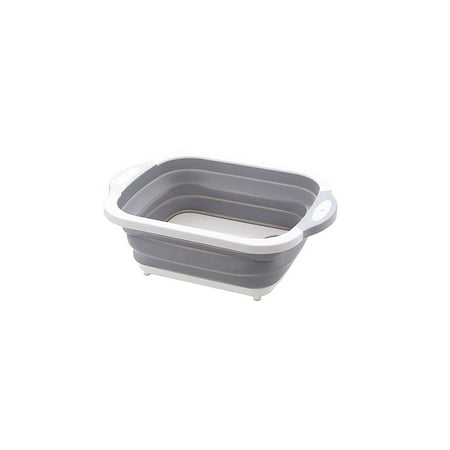 

DIYOO Multi-Function 3 In 1 Folding Cutting Board Kitchen Foldable Drain Basket Chopping Blocks Washing Basket Kitchen Organizer