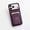 Darkpurple, variant on Dteck for iPhone 14 Back Wallet Card Holder Kickstand Case, Ultra Slim PU Leather Flexible TPU Gel Rubber Soft Skin Silicone Protective Phone Cover, Gray