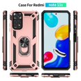 thumbnail image 5 of Funda de teléfono para Xiaomi Redmi Note 11 Pro 5G Global de Uso Rudo Shockproof + Cristal 9D, 5 of 5