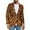 Tiger Stripe, variant on Uorisanigo Tiger Stripe Mens Blazer Jacket Size XS Regular Fit Comfortable One Button Mens Casual Blazers Soft Long Sleeve Lightweight Daily Blazer Notch Stylish
