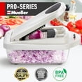 thumbnail image 2 of Picadora de Verduras 10 en 1 Pro-Series - 8 Cuchillas - Cortador de Cebolla, Huevo, Papas - Incluye Contenedor - Para Ensaladas, Puré y Papas Fritas - Gadget de Cocina Multiusos, 2 of 5