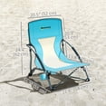 thumbnail image 3 of Outsunny Set of 2 Beach Chair with Carry Bag, 22.8" x 21.7" x 24.4", 3 of 10