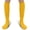 Yellow (1 Pack), variant on Scrunch Football Socks Ultra Long 1 Pack/2 Packs Combed Cotton With Ankle Support Padded Knee High Socks Youth Adult