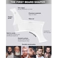 thumbnail image 1 of Beard Shaping & Styling Tool With Comb for Perfect line up & Edging For Men's Jaw Cheek/Neck Line, Symmetric/Curve/Step Cut Works with Any Beard Razor Electric Trimmers or Clippers (Clear-1pcs), 1 of 6