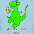 thumbnail image 3 of CafePress - Artosaurus Rex Women's Light T Shirt - Women's Classic T-Shirt, 3 of 4